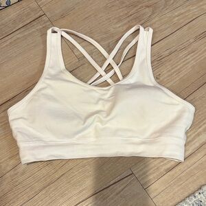 Alphalete White Revival Sports Bra